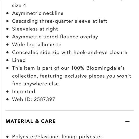 RALPH LAUREN ONE SHOULDER CAPE JUMPSUIT - Picture 3 of 6